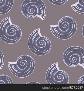 Seamless hand drawn texture of shells. Vector Illustration.. Seamless hand drawn texture of shells. Vector Illustration