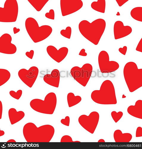 Seamless heart pattern background