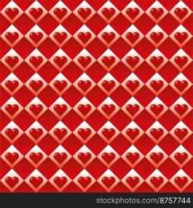 Seamless Heart Pattern. Ideal for Valentine s Day Wrapping Paper.