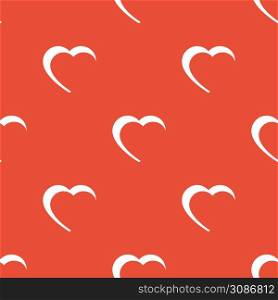 Seamless hearts pattern on a red background. Seamless hearts pattern