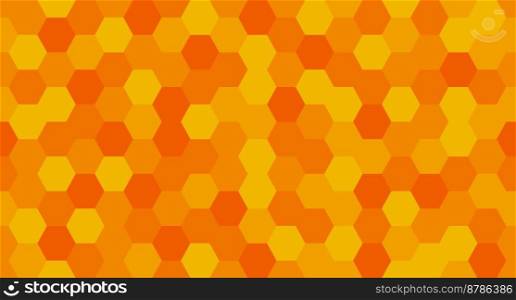 Seamless honeycomb pattern. Abstract honeycomb seamless pattern. Geometric hexagons background. Vector illustration