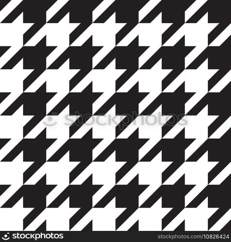 Seamless houndstooth pattern. Vector image.