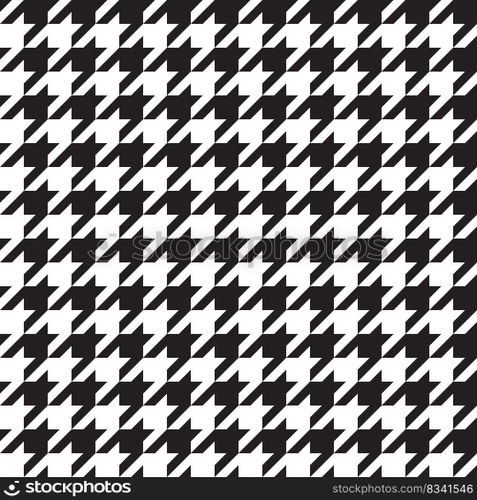 Seamless houndstooth pattern. Vector image.