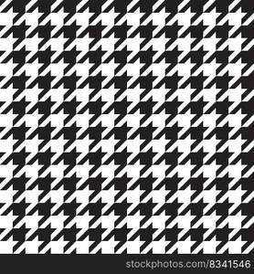 Seamless houndstooth pattern. Vector image.