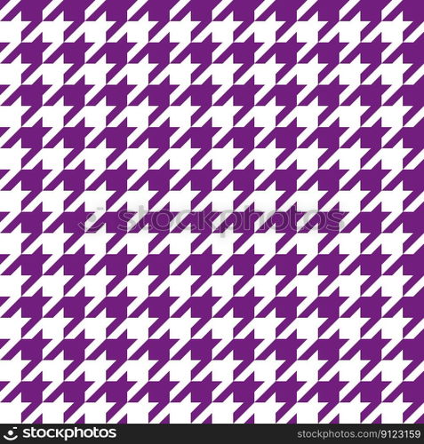 Seamless houndstooth pattern. Vector image.