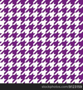 Seamless houndstooth pattern. Vector image.