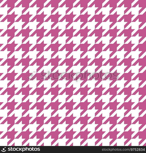 Seamless houndstooth pattern. Vector image.