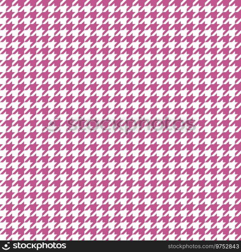 Seamless houndstooth pattern. Vector image.