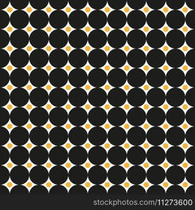 Seamless intersecting circle dot pattern texture background