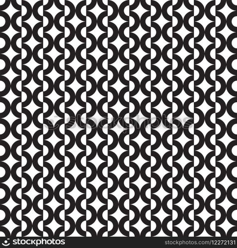 Seamless intersecting circle ring pattern