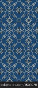 Seamless islamic pattern with Oriental ornaments and motif. Morocan, persian and arabic elements background