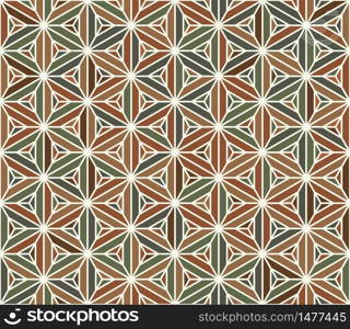 Seamless japanese pattern.Simulation of marquetry technique.Beautiful pattern , great design for any purposes.Background vector.. Seamless japanese pattern.Simulation of marquetry technique .