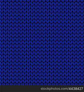 Seamless knitted pattern. Eps 8 vector