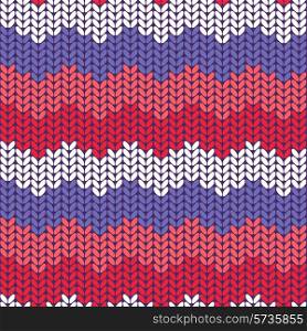 Seamless knitted pattern. Seamless pattern can be used for wallpaper, pattern fills, web page background. Vector illustration.