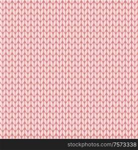 Seamless knitted vector pattern illustration