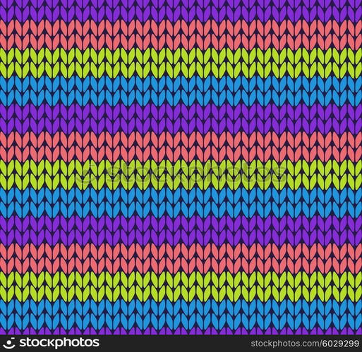 Seamless knitting pattern
