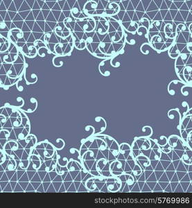 Seamless lace pattern with floral ornaments.