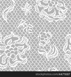 Seamless lace pattern with flowers. Vintage fashion textile. Seamless lace pattern with flowers. Vintage fashion textile.