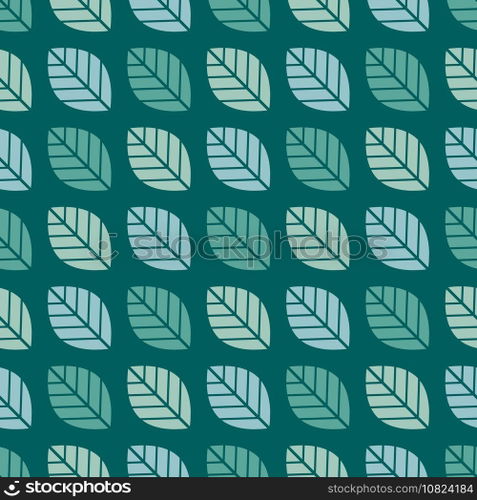 Seamless leaf pattern background