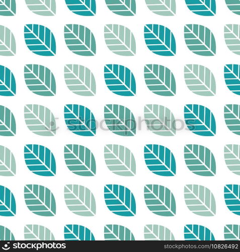 Seamless leaf pattern background