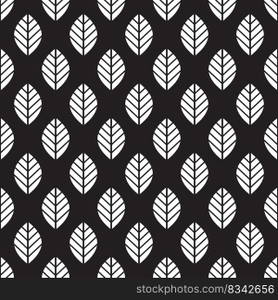 Seamless leaf pattern background