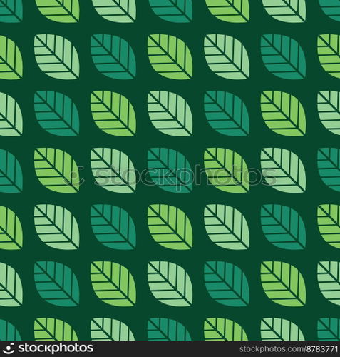 Seamless leaf pattern background