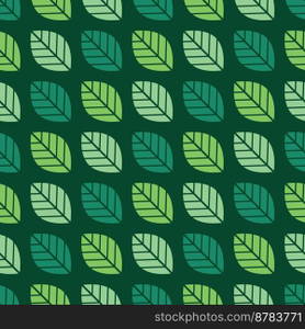 Seamless leaf pattern background