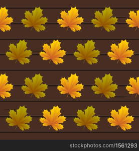 Seamless Leaves pattern Vector background for banner,