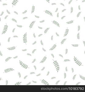 Seamless light blue leaf pattern. Vector. Seamless light blue leaf pattern. Vector illustration
