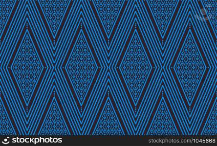 Seamless Line Thai blue pattern, The Arts of Thailand, Thai pattern background.