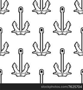 Seamless marine nautical anchor pattern suitable for marine and travel design