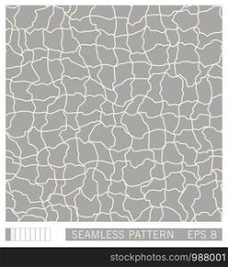 Seamless mesh pattern. Linear graphic design. Cracked lines texture. Vector background. Seamless mesh pattern. Linear graphic design. Cracked texture. Vector background