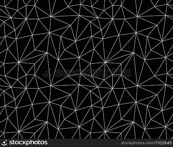 Seamless monochrome geometric patterns, design for packaging, print, covers, cards, wrapping, fabric, paper, interior etc