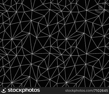 Seamless monochrome geometric patterns, design for packaging, print, covers, cards, wrapping, fabric, paper, interior etc