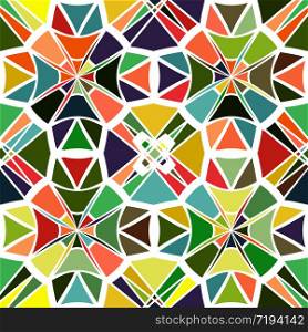 Seamless multicolored pattern. Modern random colors for textiles, packaging, paper printing, simple backgrounds and textures, mosaics and panels