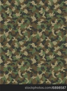 Seamless of digital camouflage