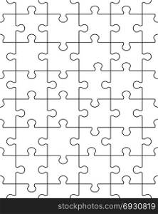 Seamless of white puzzle