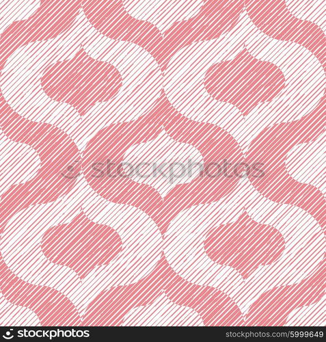 Seamless ogee pattern vector background tile