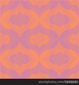 Seamless ogee pattern vector background tile