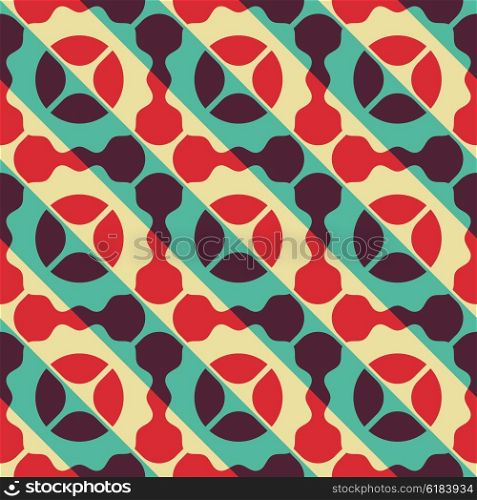 Seamless Oriental Ornament. Abstract Background. Vector Geometric Pattern. Seamless Oriental Ornament