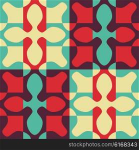 Seamless Oriental Ornament. Abstract Colorful Background. Vector Geometric Pattern. Seamless Oriental Ornament