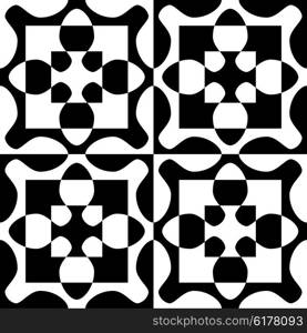 Seamless Oriental Pattern. Abstract Monochrome Background.. Seamless Oriental Pattern