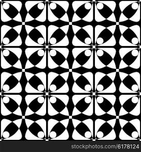 Seamless Oriental Pattern. Abstract Monochrome Background.. Seamless Oriental Pattern