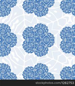 Seamless ornament pattern vector tile for design needs. Seamless ornament pattern vector tile
