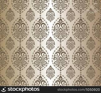Seamless ornament texture. Vector pattern with victorian flowers.. Seamless ornament texture.