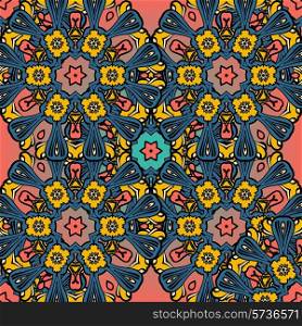 Seamless ornamental abstract pattern. Arabic, islamic, ottoman, persian motif.