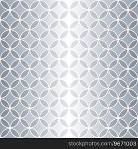 Seamless overlapping circle pattern in vector format