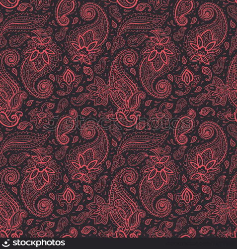 Seamless Paisley background