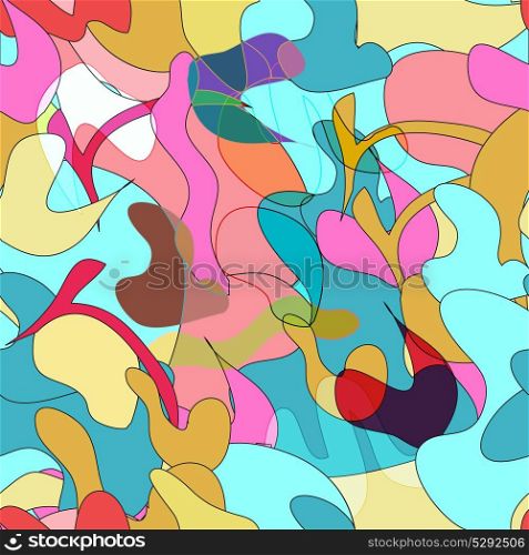 Seamless Pattern. Abstract Psychedelic Art Background. Vector Illustration. EPS10. Seamless Pattern. Abstract Psychedelic Art Background. Vector Il