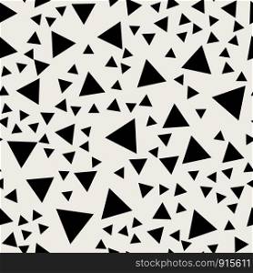 Seamless pattern background. Modern abstract and Classical antique concept. Geometric creative design stylish theme. Illustration vector. Black and white color. Rectangle Diamond triangle shape